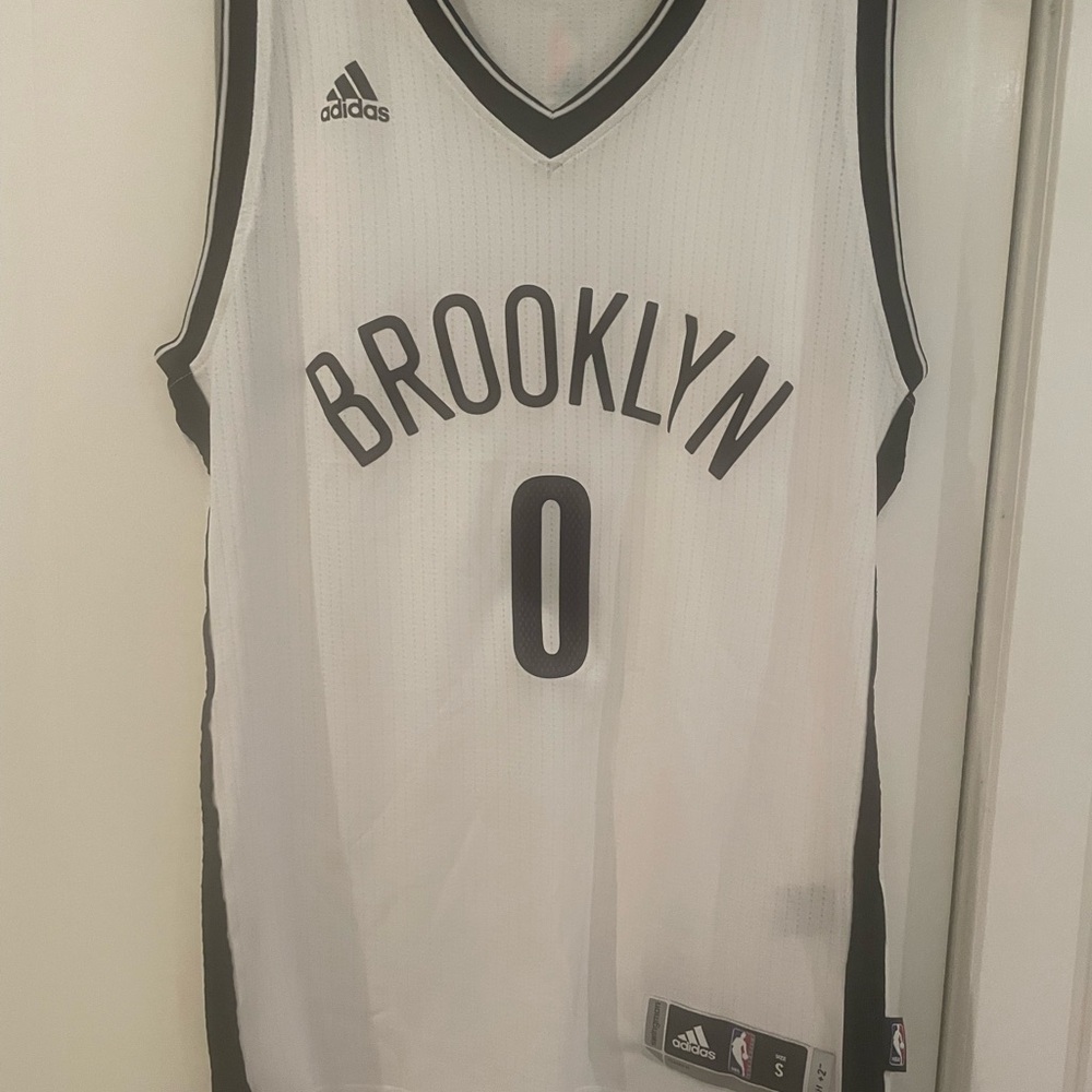 Adidas NBA Swingman Jersey in White and Black